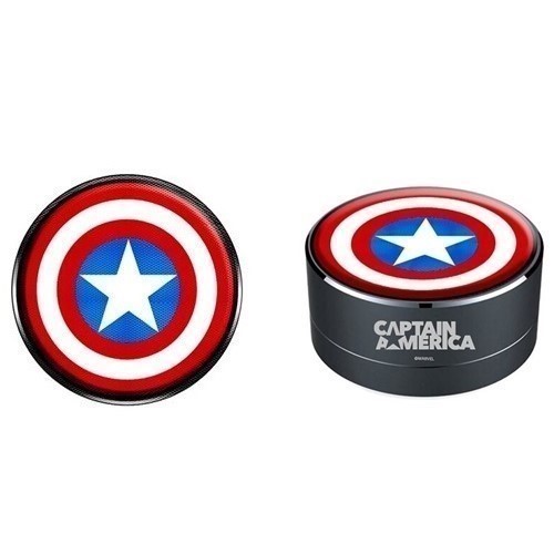 ALTAVOZ CAPITAN AMERICA NEGRO BLUETOOTH 3W